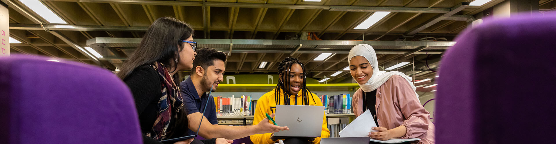 Students in UCD Library